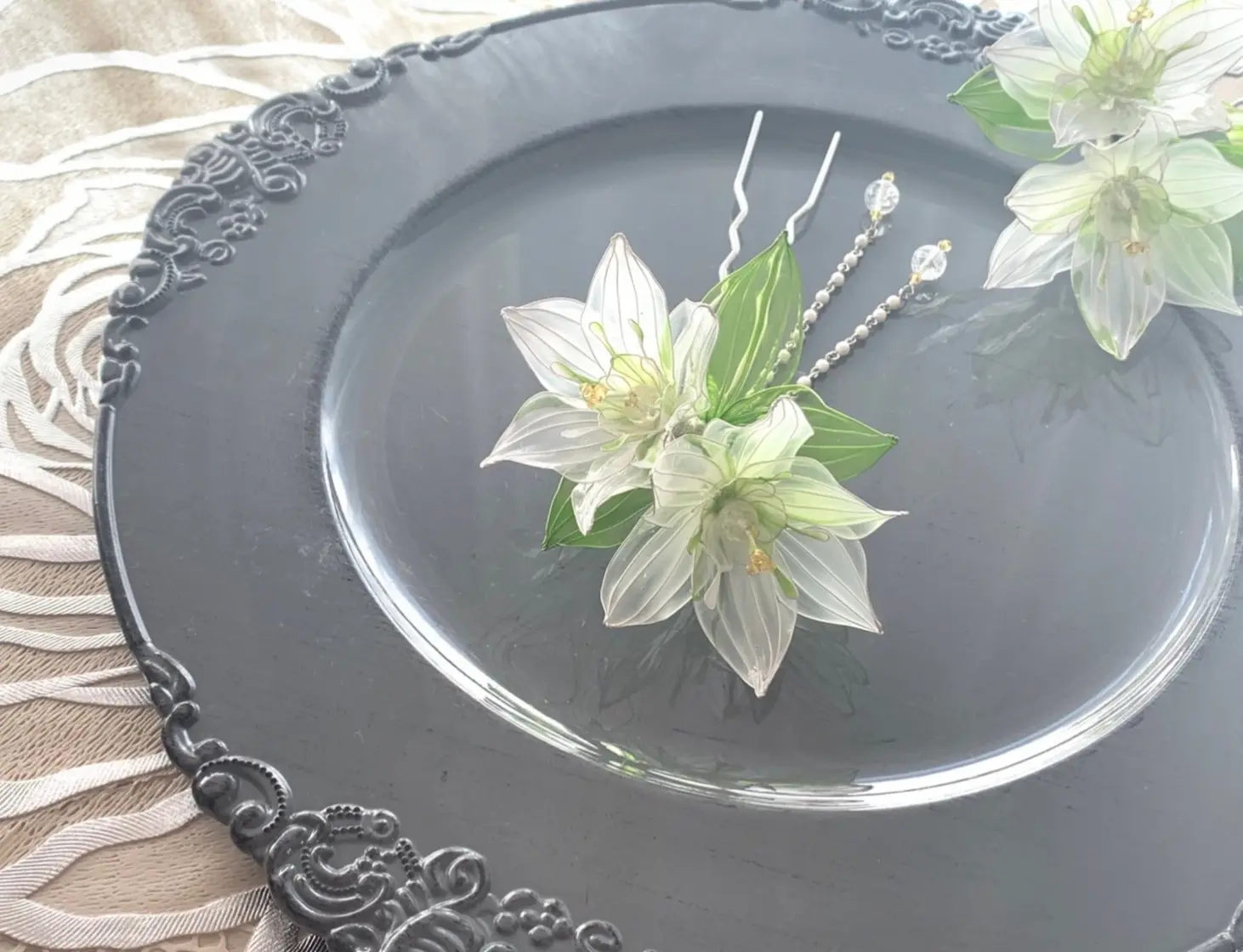 ユーチャリスのかんざし